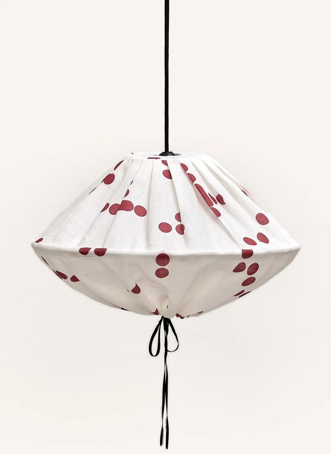 Abat-jour Yumi Dots | Rouge