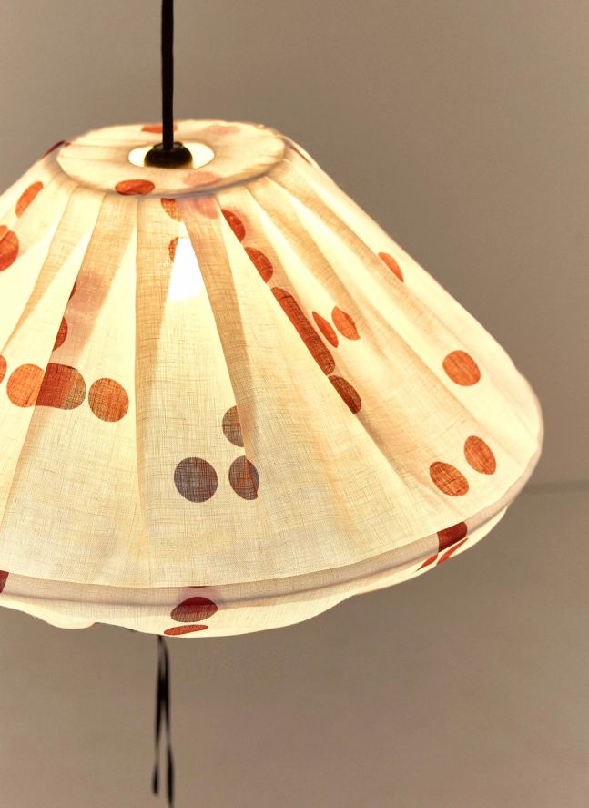 Abat-jour Yumi Dots | Rouge