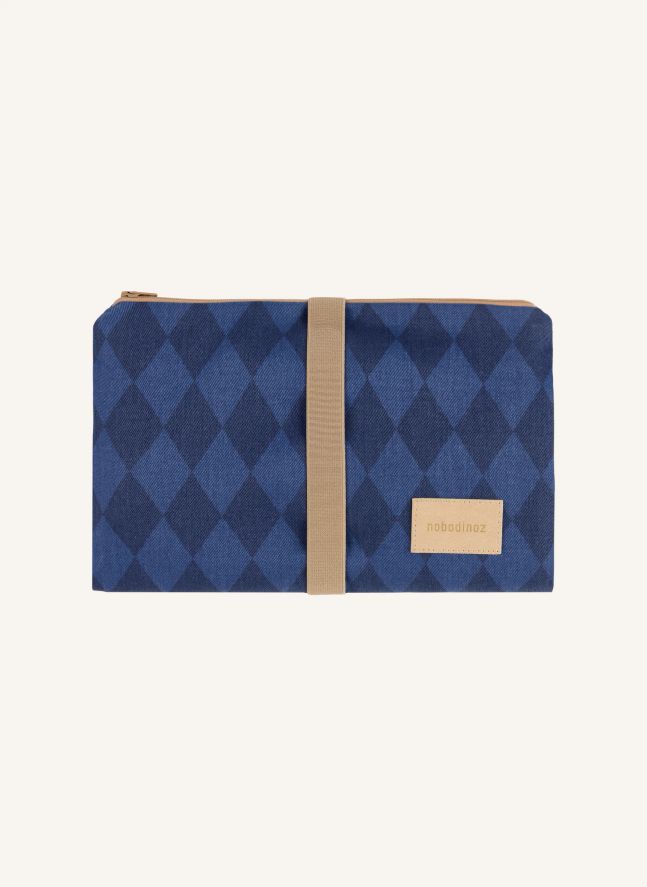 Cambiador de viaje Hyde Park Diamonds | Azul