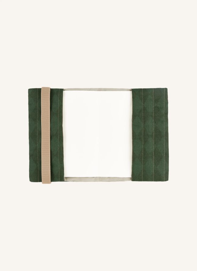 Hyde Park Diamonds Health Record Cover | Green