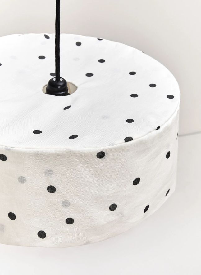 Abat-jour Vibes Dots | Noir