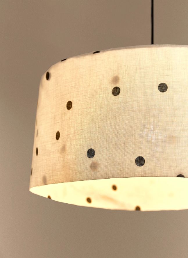 Abat-jour Vibes Dots | Noir