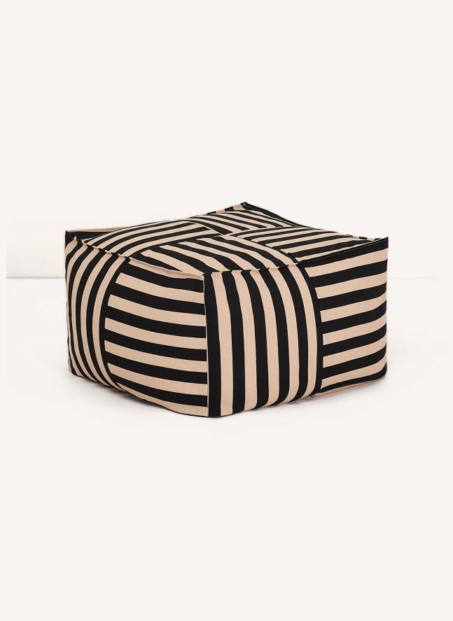 Pouf ottoman Otto | Noir