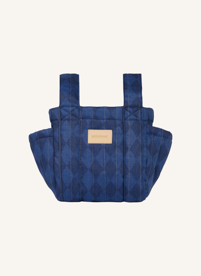 Sac organiseur pour poussette Hyde Park Diamonds | Bleu