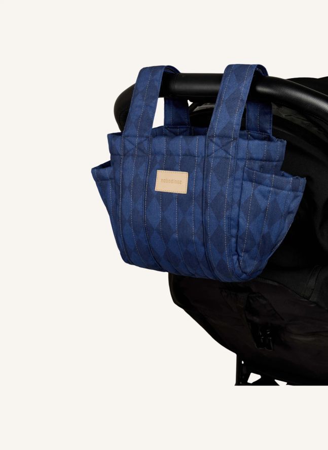 Sac organiseur pour poussette Hyde Park Diamonds | Bleu