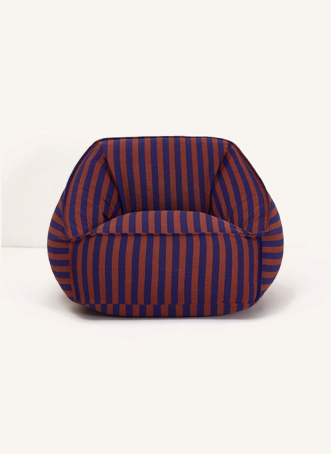 Ziggy Ottoman Chair | Brown