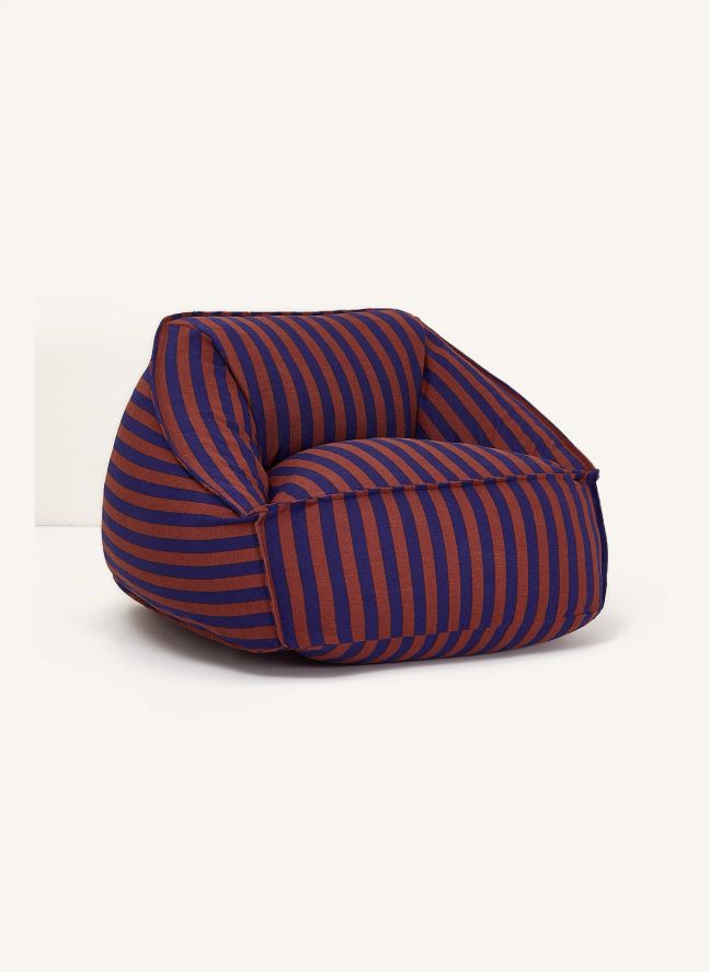 Fauteuil pouf Ziggy | Marron