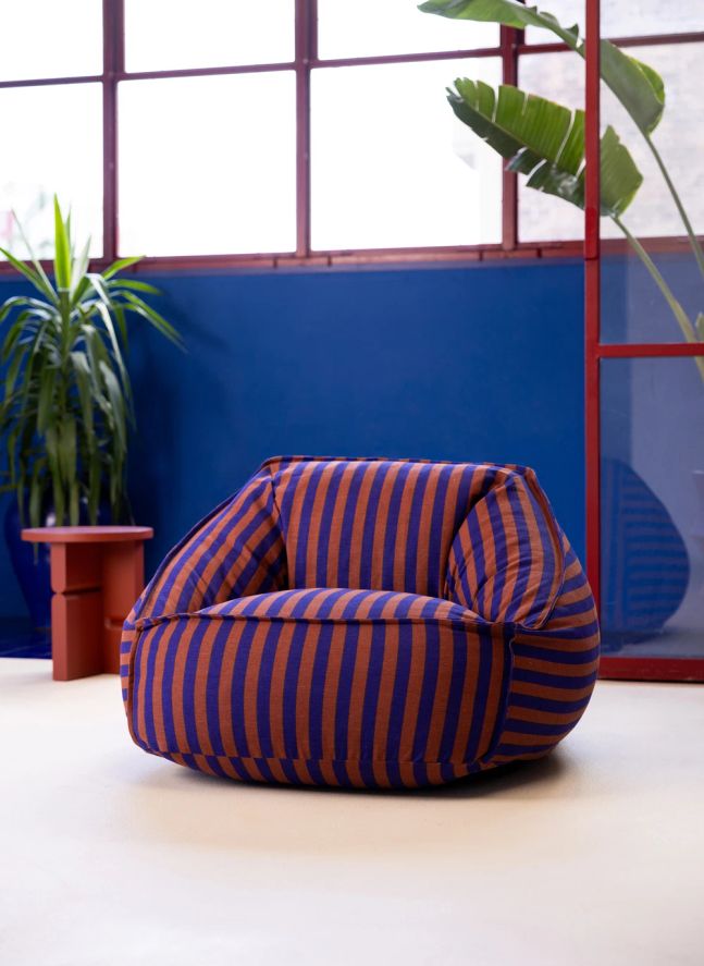 Ziggy Ottoman Chair | Brown