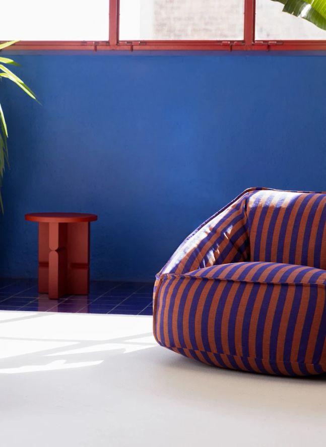 Ziggy Ottoman Chair | Brown