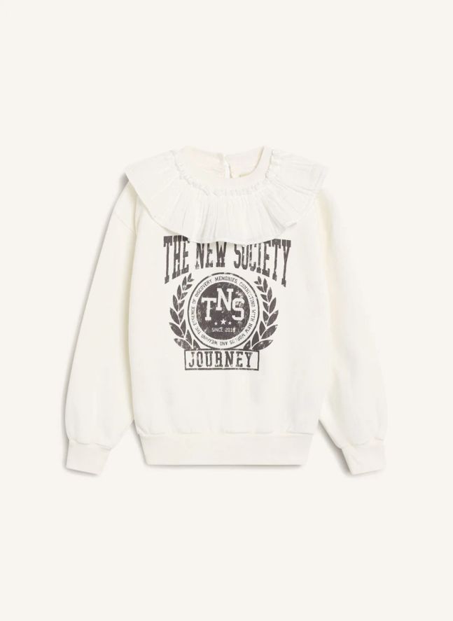 Sweat Col Claudine Row | Blanc