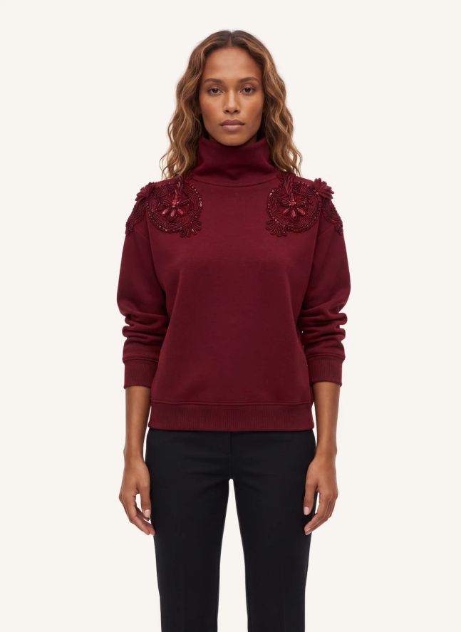 Sweat Jacques Turttle Jersey | Bordeaux