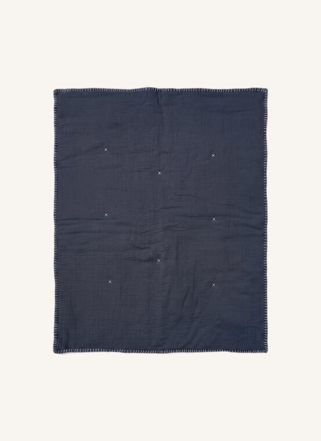 Plaid Pablo | Gaze Bleu Nuit