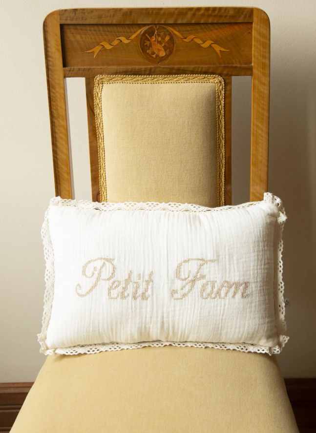 Coussin Petit Faon Camille | Gaze Ivoire
