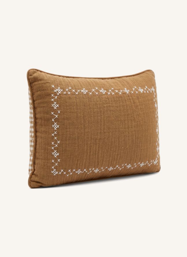 Coussin frise cowboy Camille | Gaze Noisette