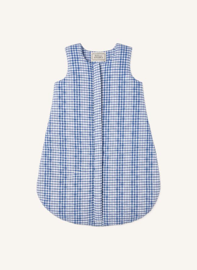 Gigoteuse d'hiver Gaston | Coton Vichy Bleu
