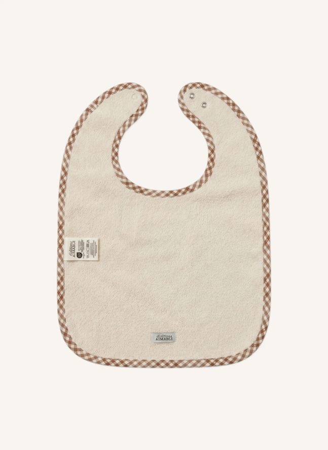 Babero Bertille | Algodón Vichy Noisette