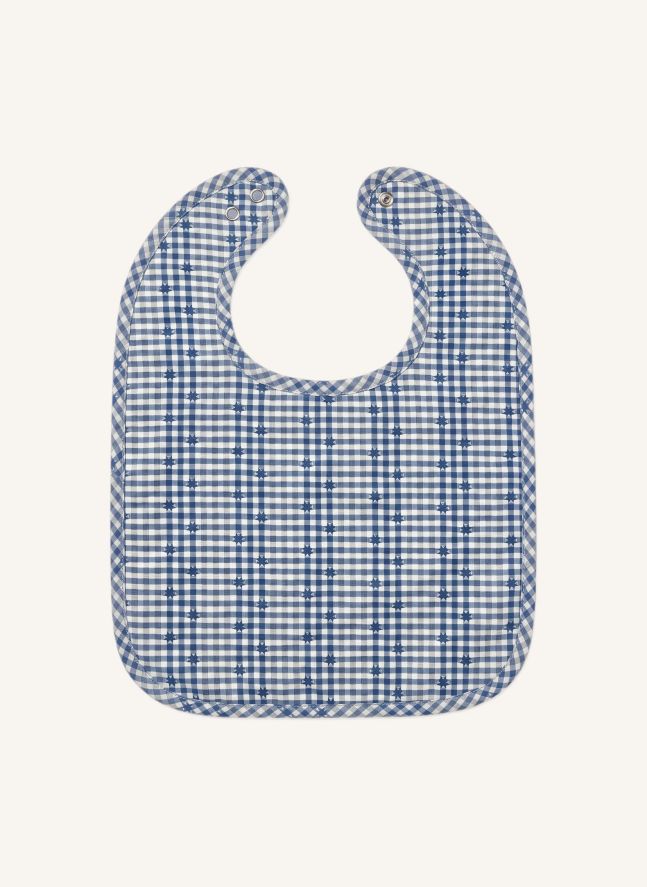 Babero Bertille | Algodón Vichy Bleu