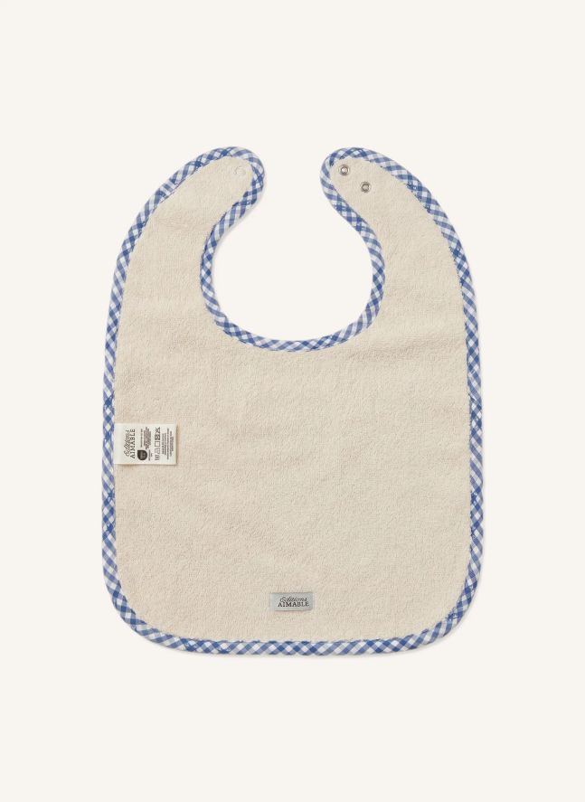Babero Bertille | Algodón Vichy Bleu