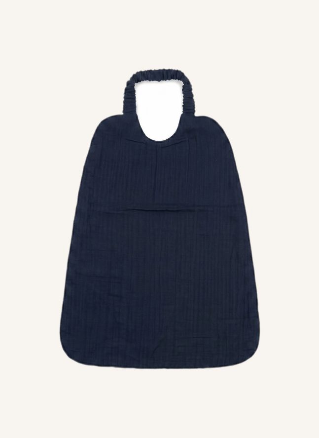 Babero Gustave grande | Gasa Bleu Nuit