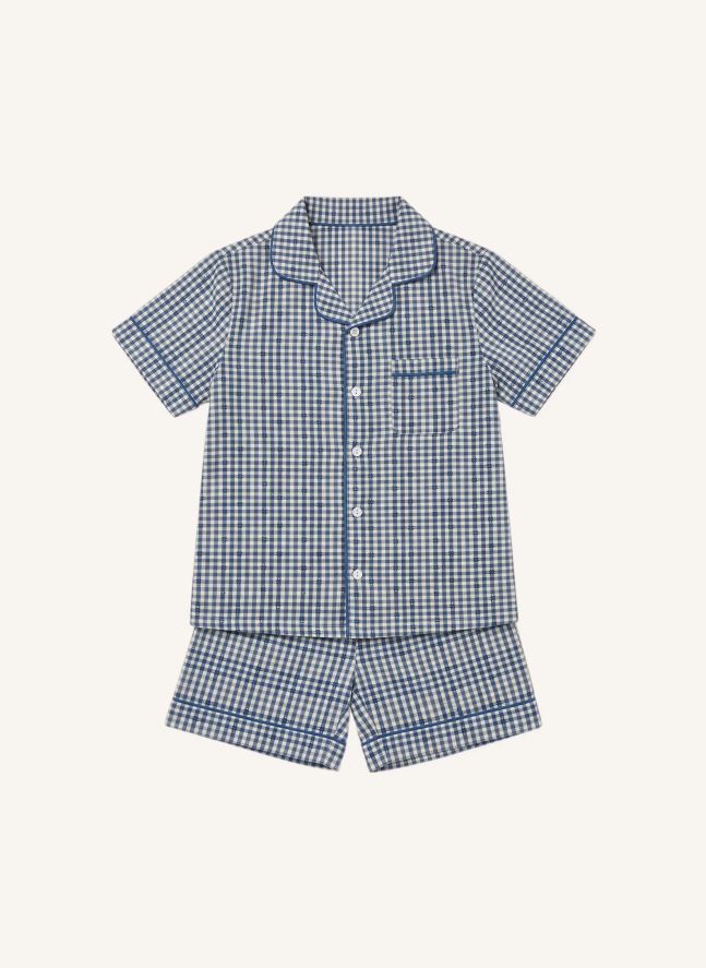 Pyjama Pio | Coton Vichy Bleu