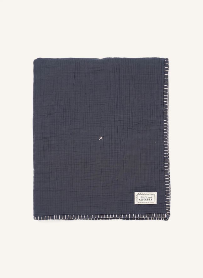 Plaid Pablo | Gaze Bleu Nuit