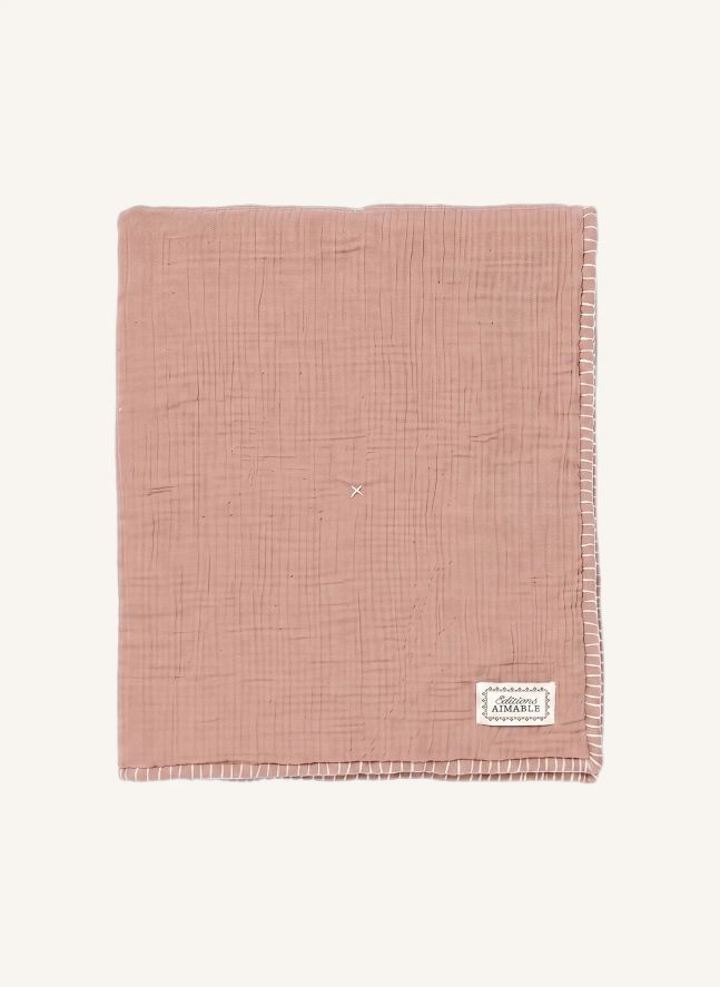 Plaid Pablo | Gaze Vieux Rose