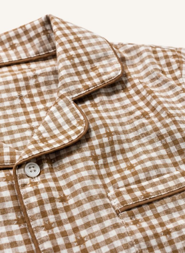Pyjama Pio | Coton Vichy Noisette