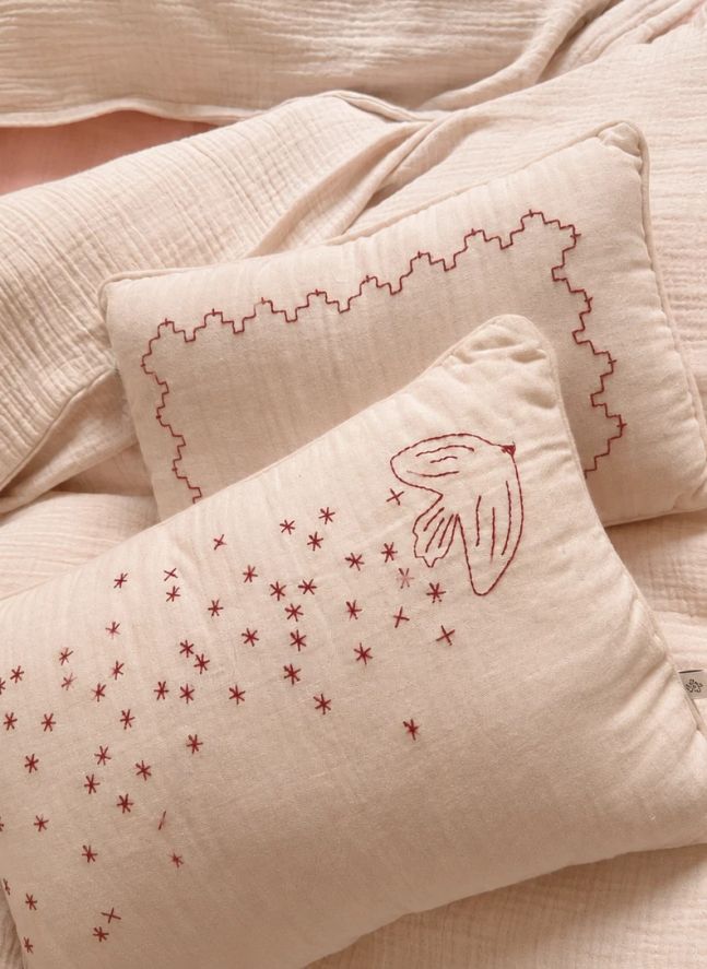 Coussin Ciel étoilé Hubert | Gaze Poudre