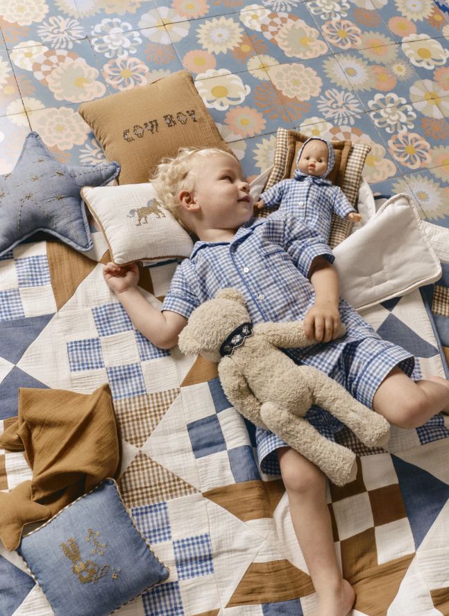 Pyjama Pio | Coton Vichy Bleu