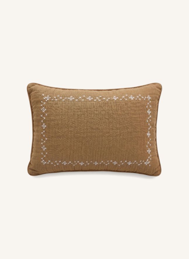 Coussin frise cowboy Camille | Gaze Noisette