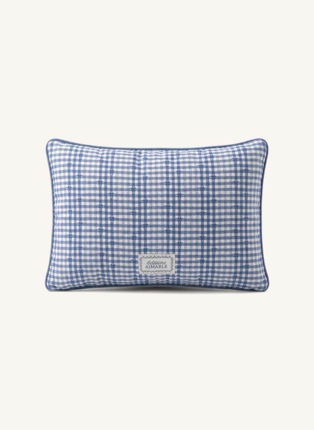Coussin Cowboy Camille | Chambray Bleu