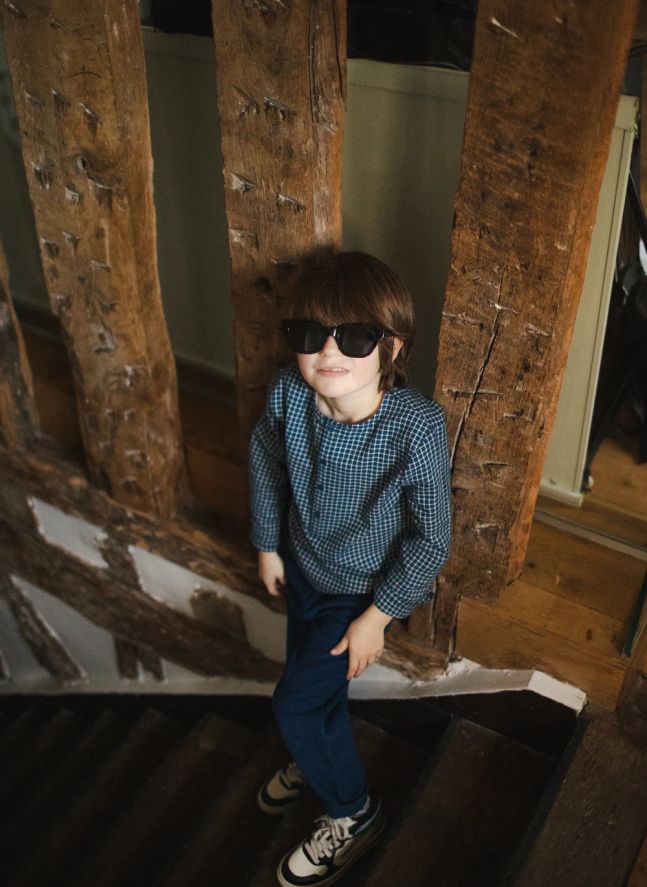 Chemise Oncle Carreaux | Bleu