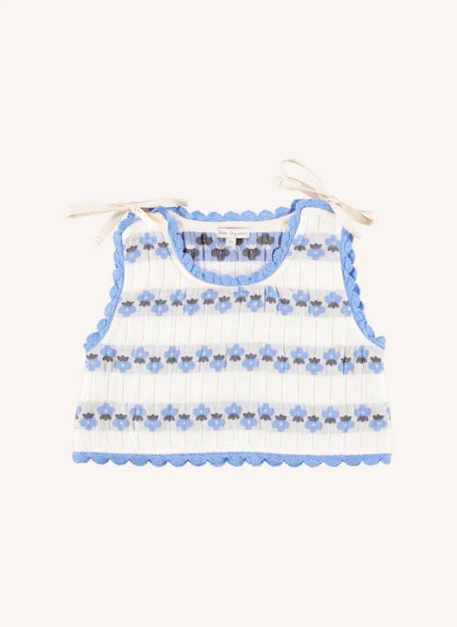 Top Scilla con estampado floral | Azul