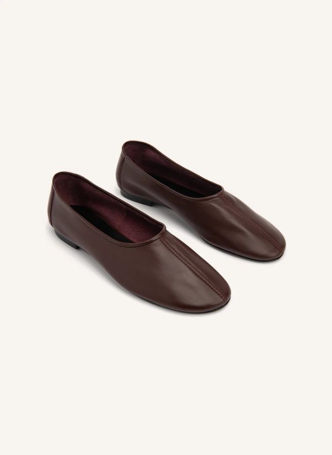 Ballerines Prudence Cuir | Marron