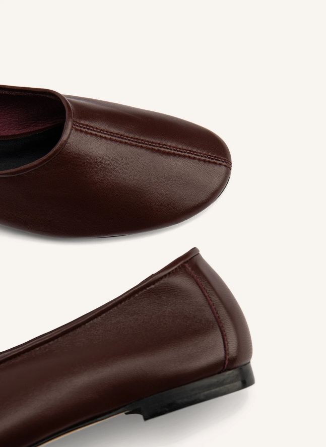 Ballerines Prudence Cuir | Marron