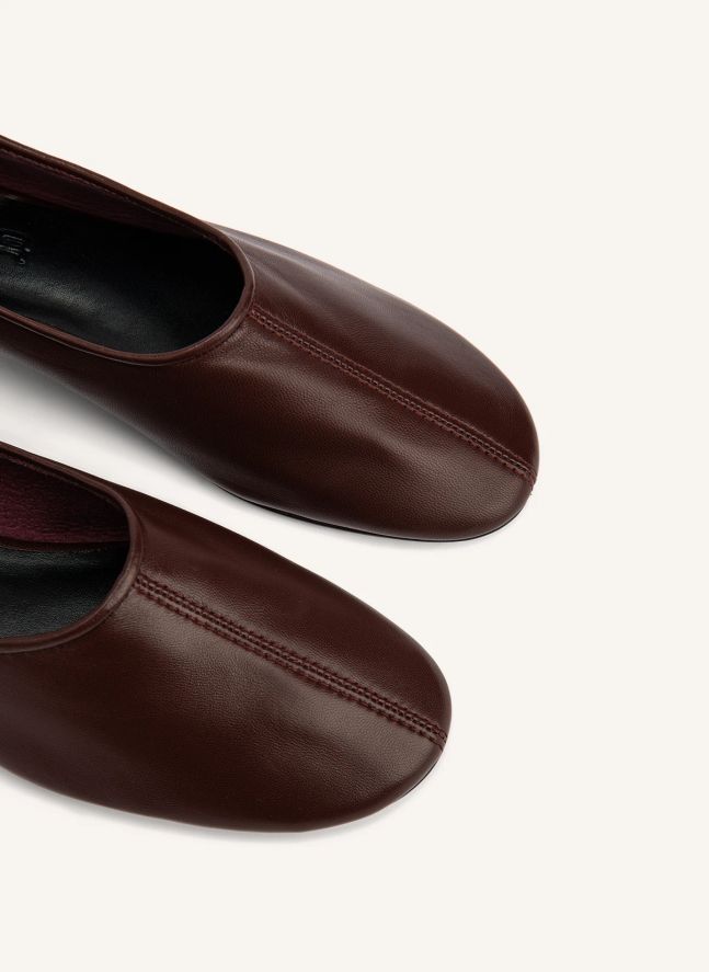 Ballerines Prudence Cuir | Marron