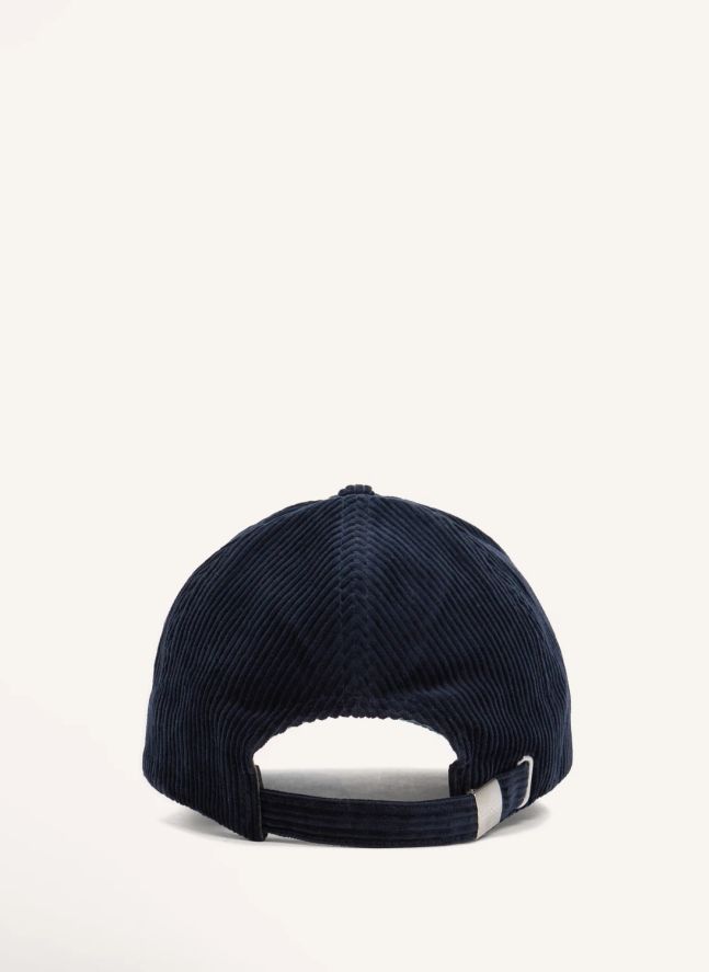 Casquette Preston Velours | Bleu foncé