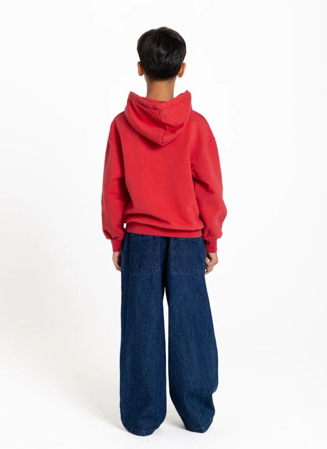 Sweat Noa Coton Bio | Rouge foncé
