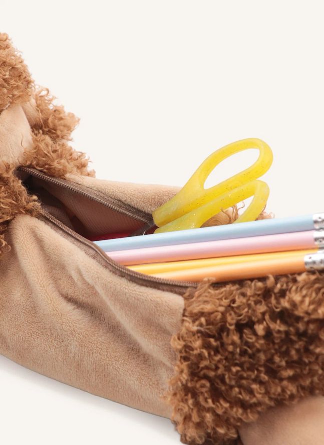 Trousse Teddy Caniche | Beige