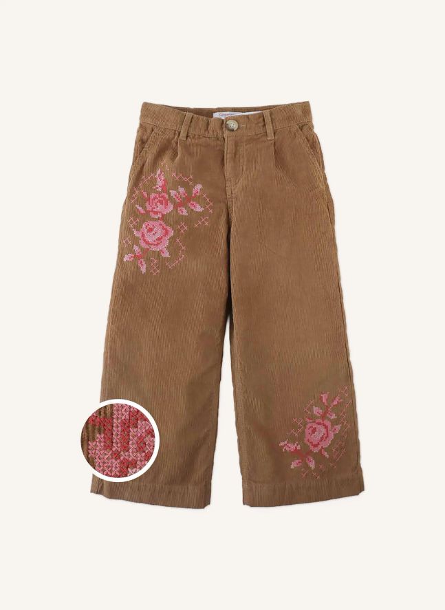 Pantalon Loreine Velours Côtelé | Marron