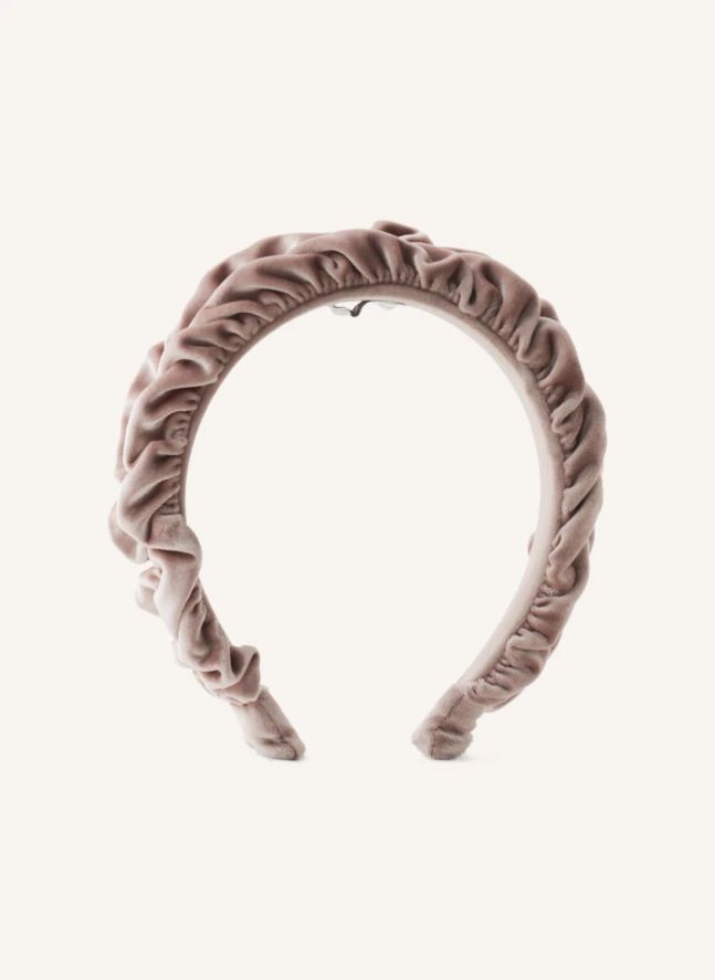 Serre-Tête Ciel Velours | Vieux Rose