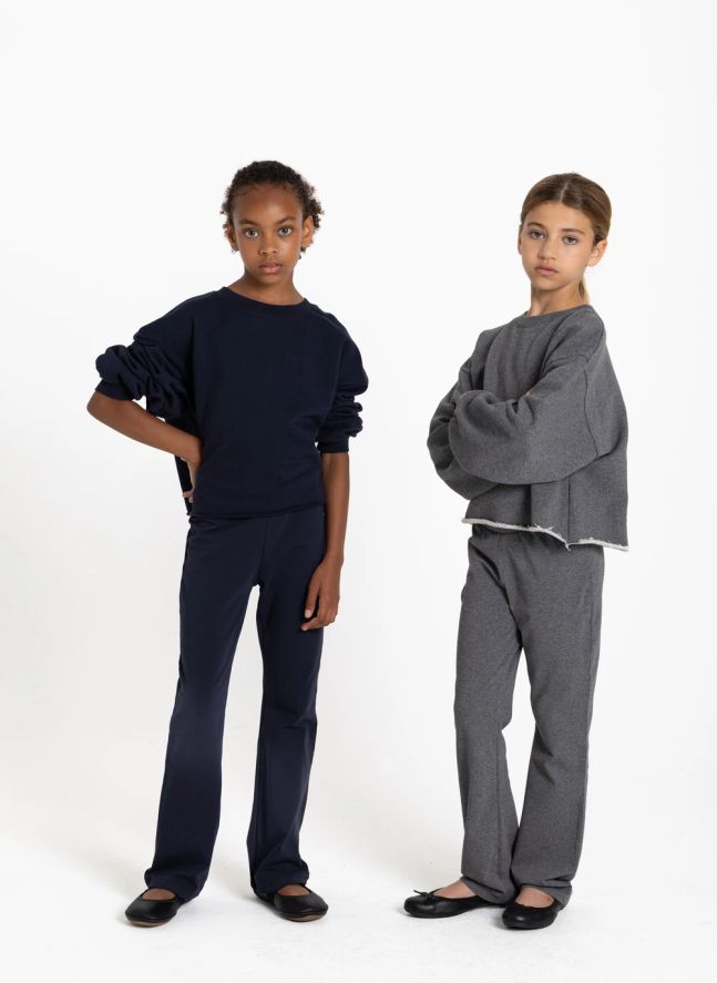 Sweat Kensington Coton Bio | Gris chiné