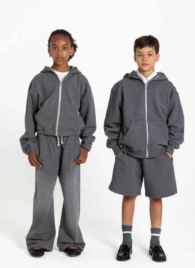 Jogger Thornfield Coton Bio | Gris chiné
