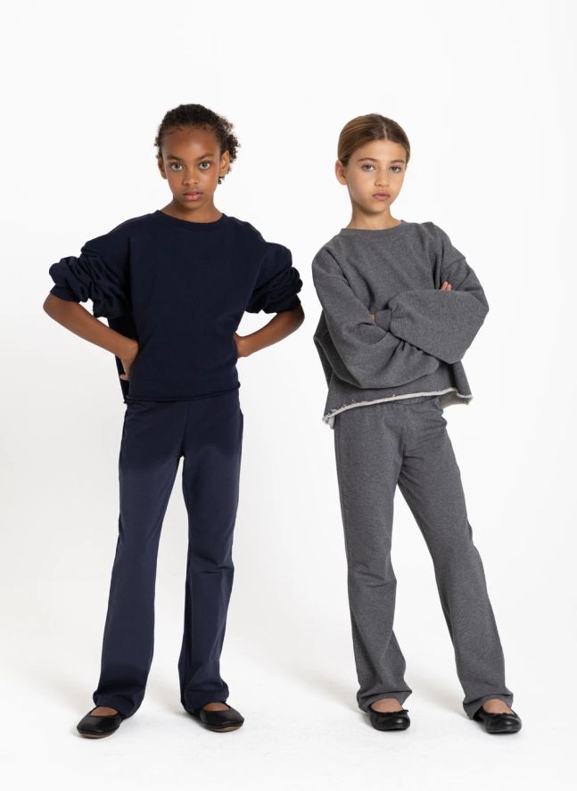 Sweat Kensington Coton Bio | Gris chiné
