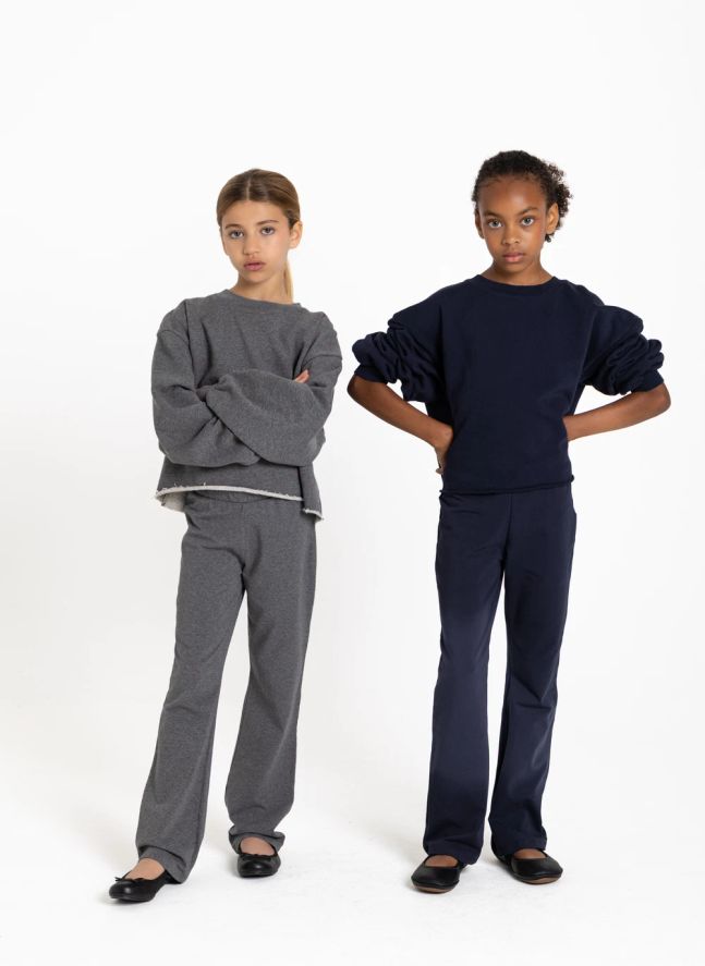 Sweat Kensington Coton Bio | Gris chiné