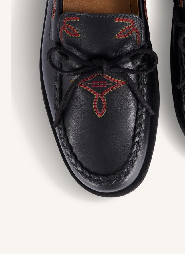 Mocassins Totem Cuir | Noir