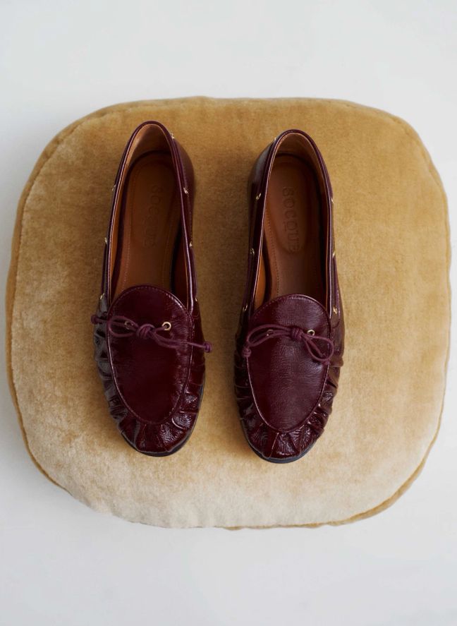 Chaussures Bateau Como Cuir Verni | Bordeaux