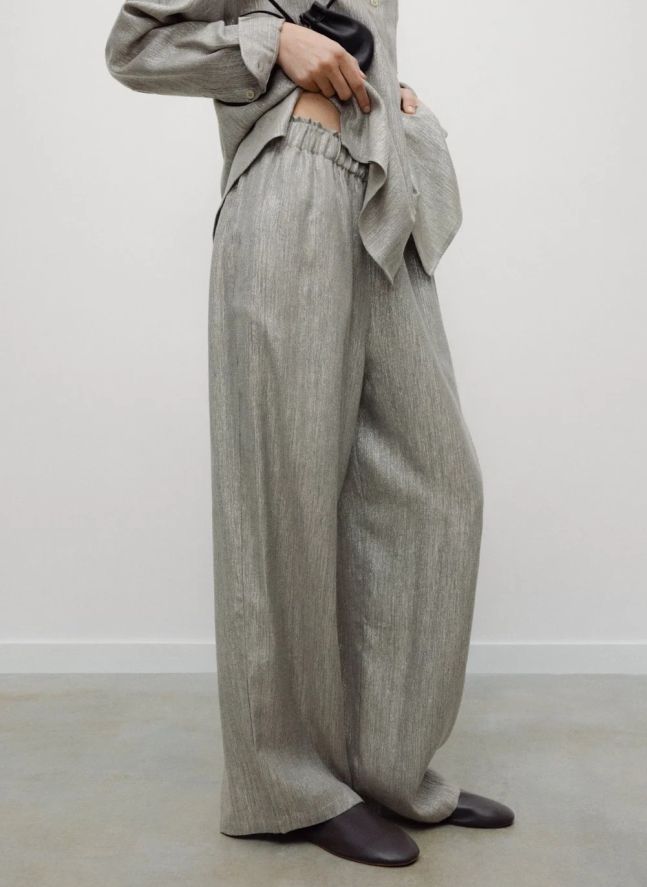 Pantalon Iris | Argenté