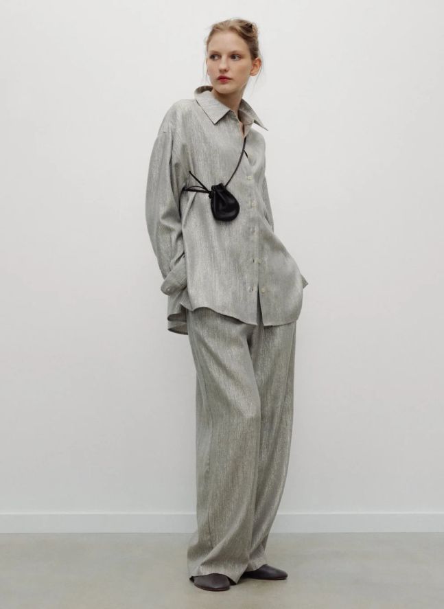 Pantalon Iris | Argenté
