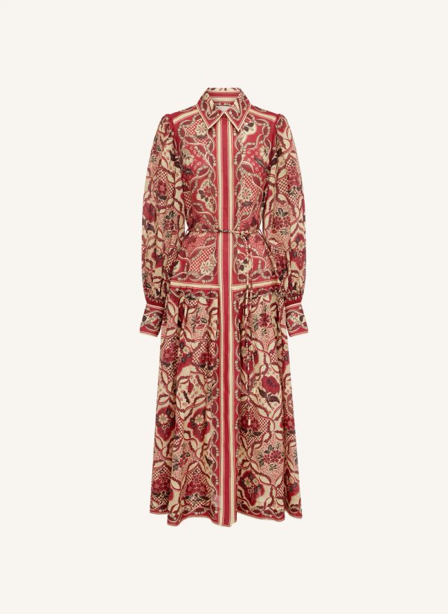 Robe Chemise Kenny | Rouge
